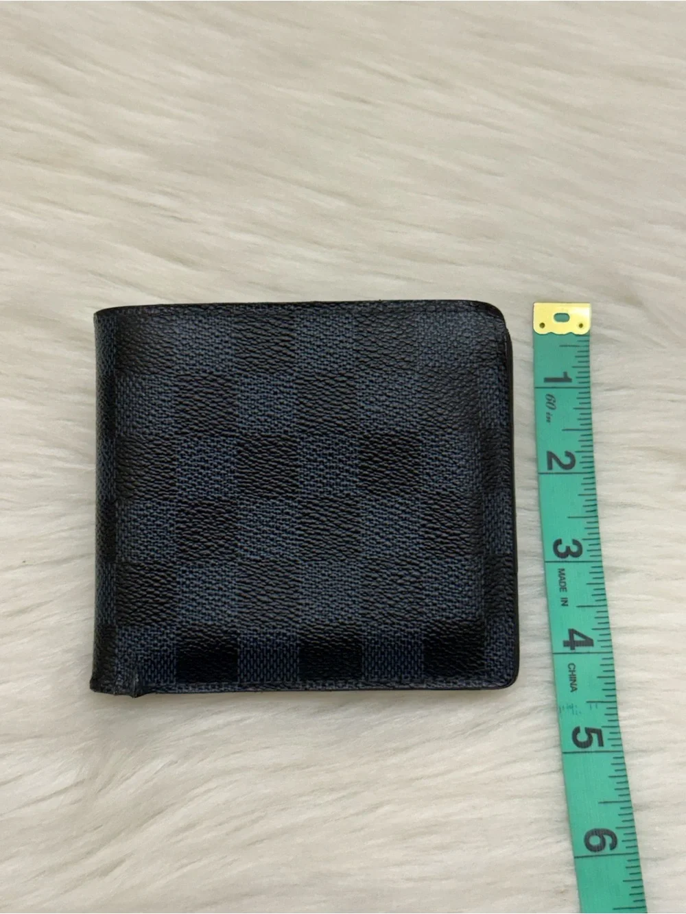 LOUIS VUITTON - COBALT BLUE BLACK DAMIER GRAPHITE BIFOLD WALLET
